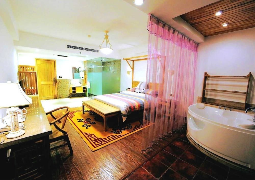 Guanshanyue Honeymoon Mansion Zhangjiajie Eksteriør bilde